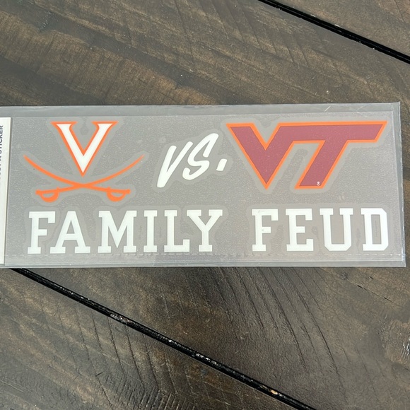 Virginia Tech/UVA car decal - Picture 3 of 3